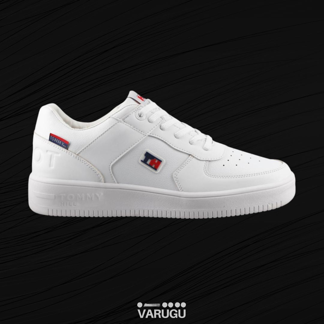 Tenis Tommy blancos casuales hombre