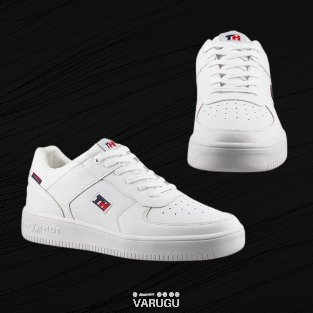 Tenis Tommy blancos casuales hombre