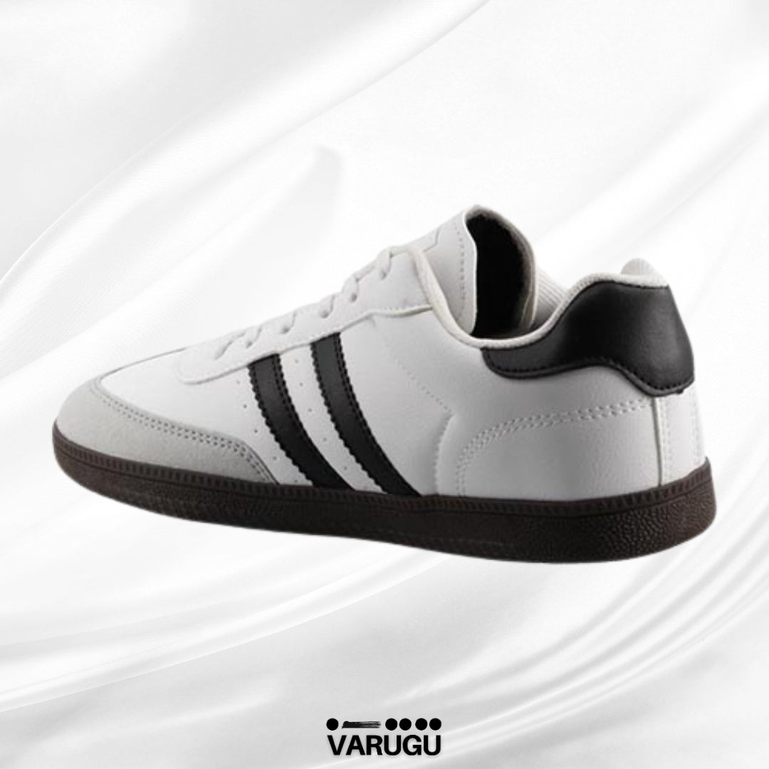 Tenis HGN blancos con negro para dama