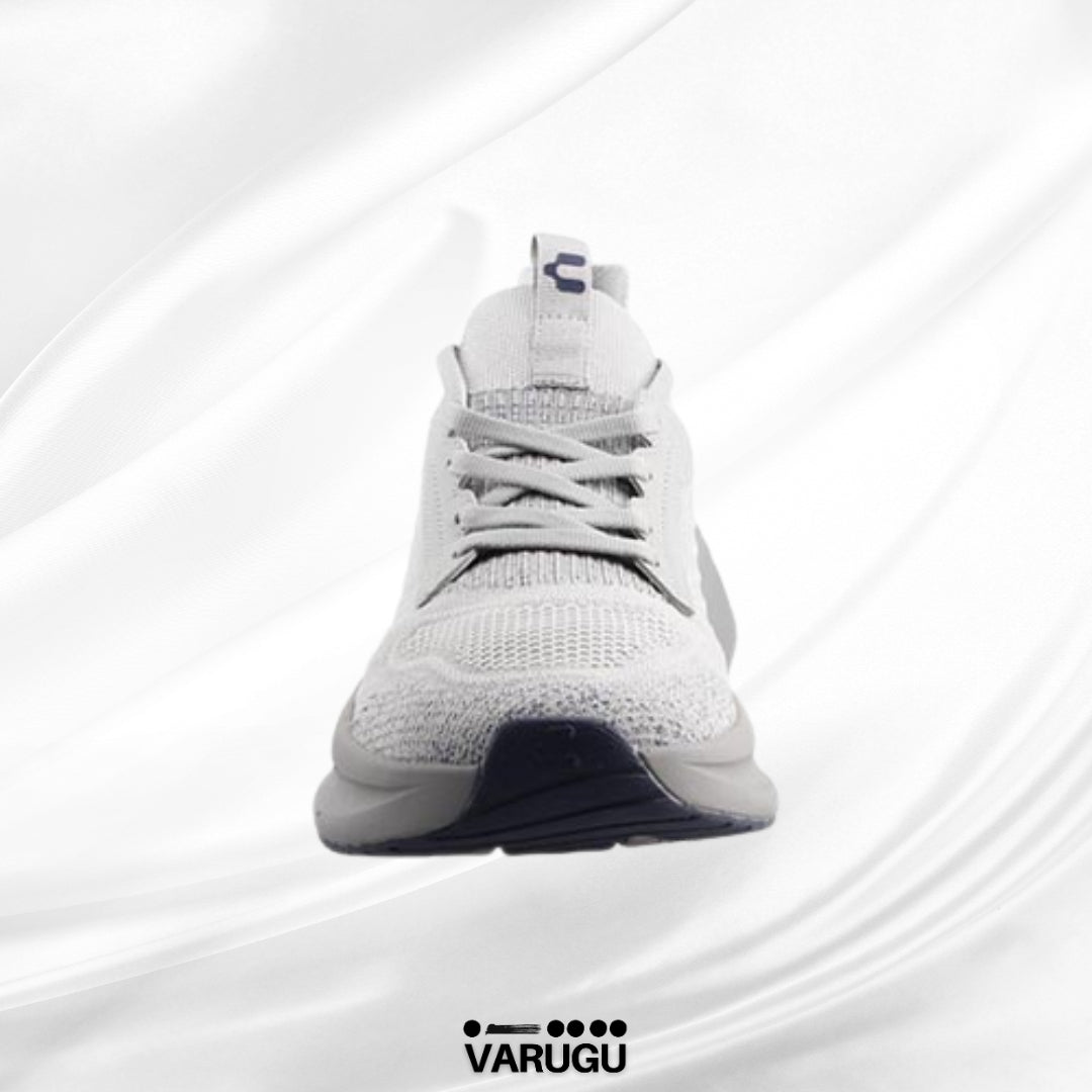 Tenis CHARLY color gris ajustable a la forma del pie para hombre