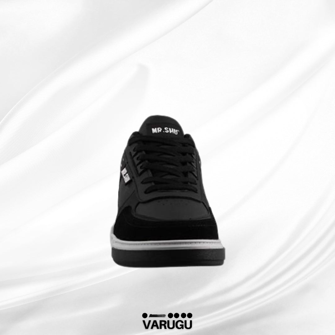 Tenis MR SHU color negro con blanco para caballero