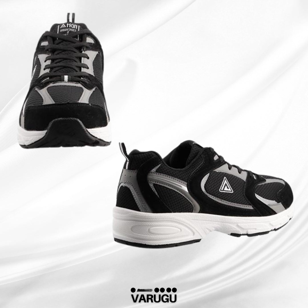 Tenis HGN negros de malla cupra para caballero