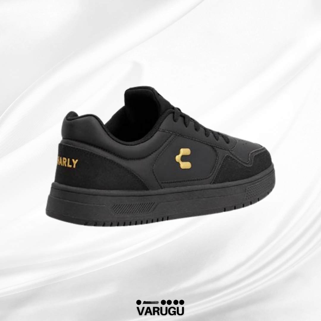 Tenis CHARLY negros para dama estilo urbano