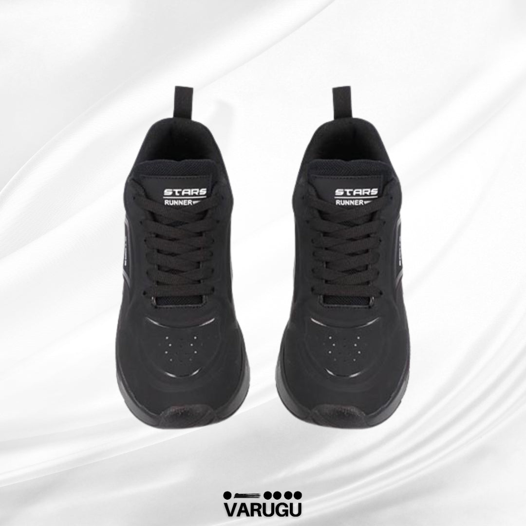 Tenis negros para mujer tipo sport