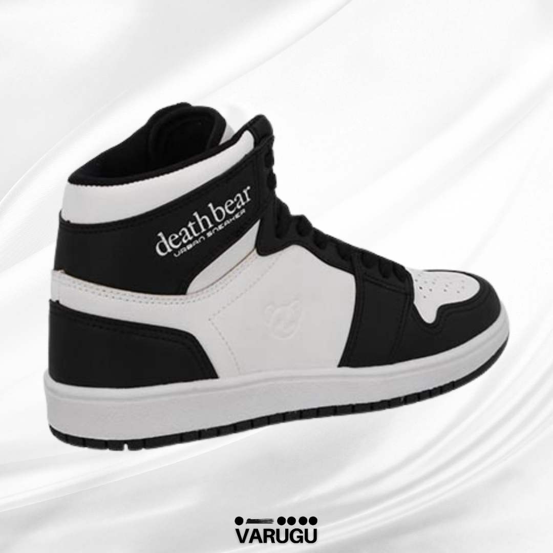 Tenis blancos con negro para dama urbano