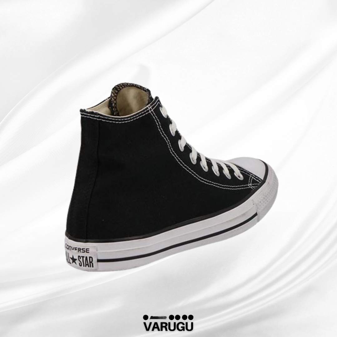 Tenis CONVERSE tipo botín negros de mujer