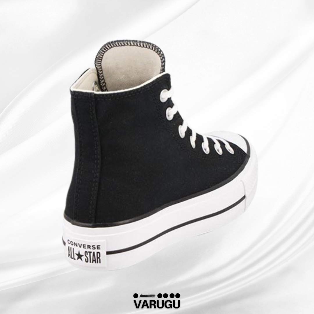 Tenis CONVERSE estilo botín negros mujer