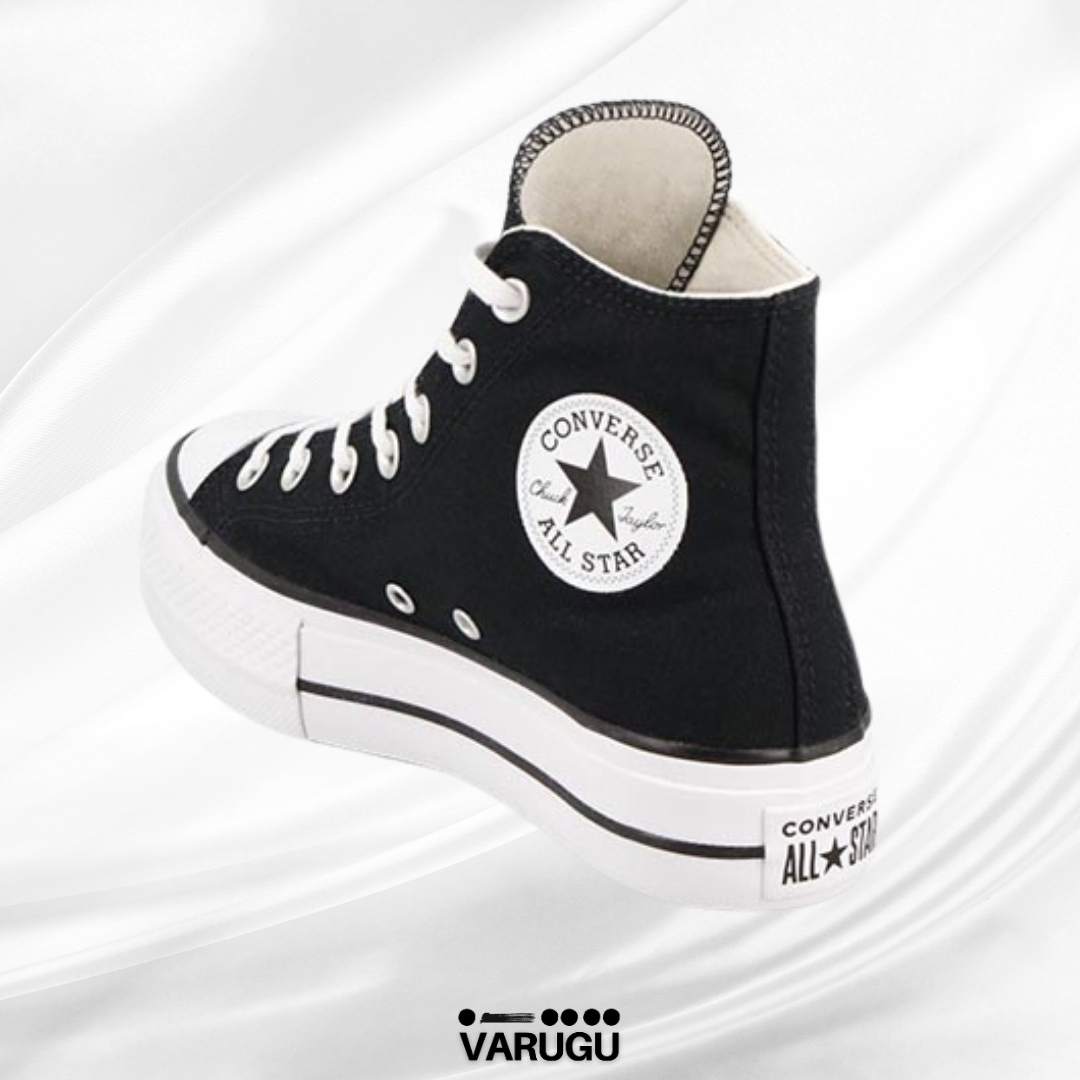 Tenis CONVERSE estilo botín negros mujer