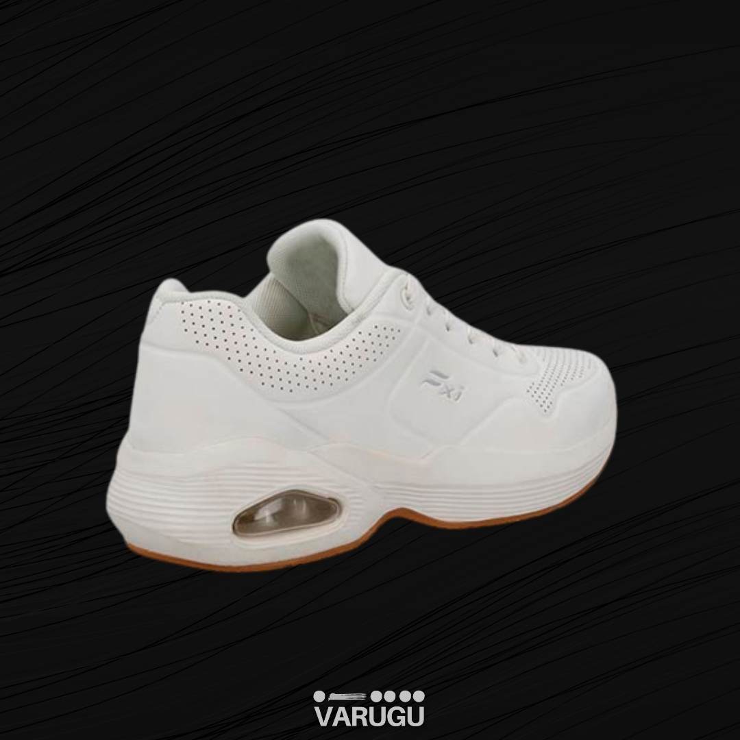 Tenis FLEXI blancos para dama suela de aire