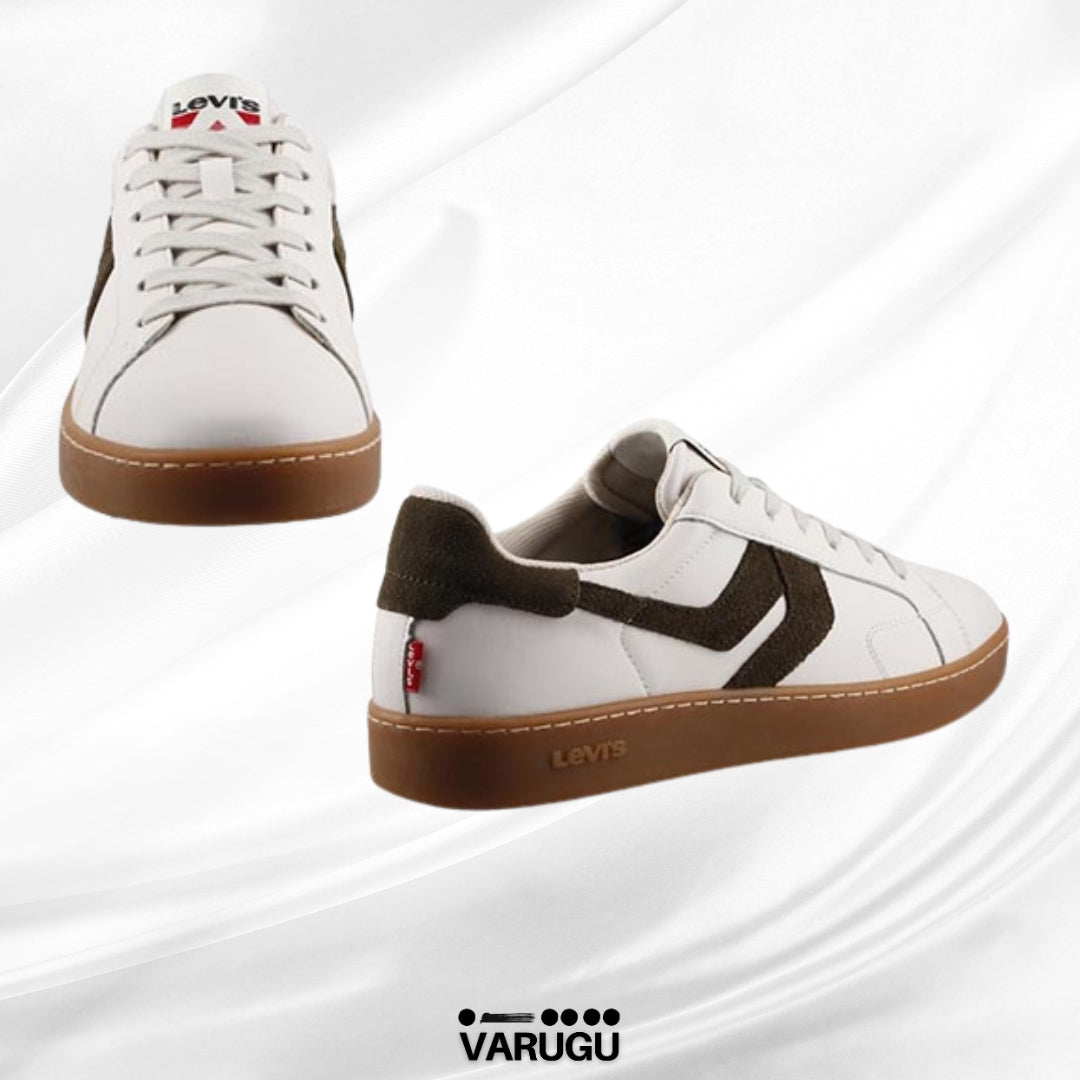 Tenis LEVIS de cuero recuperado para caballero