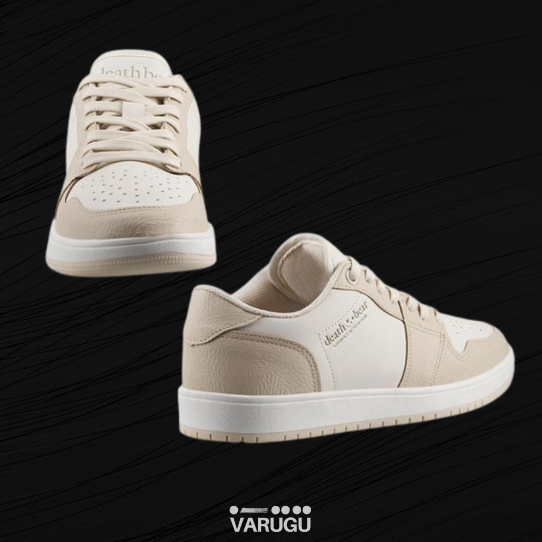 Tenis cómodos beige para dama