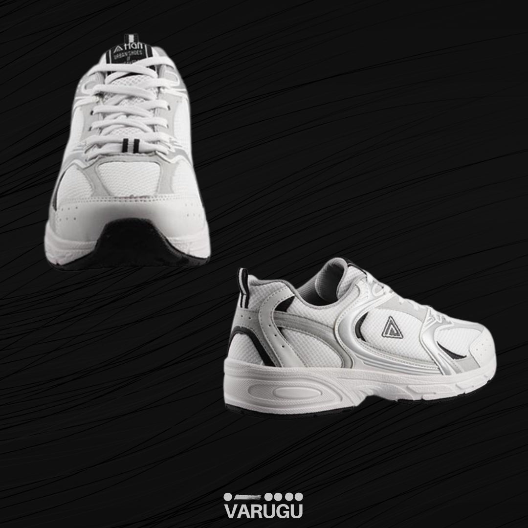 Tenis sport HGN blancos con gris para hombre