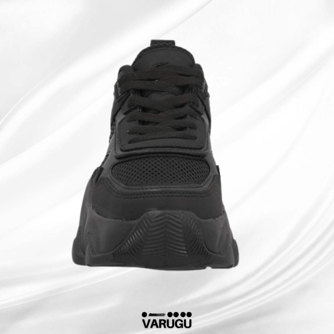 Tenis negros altos para dama color negro