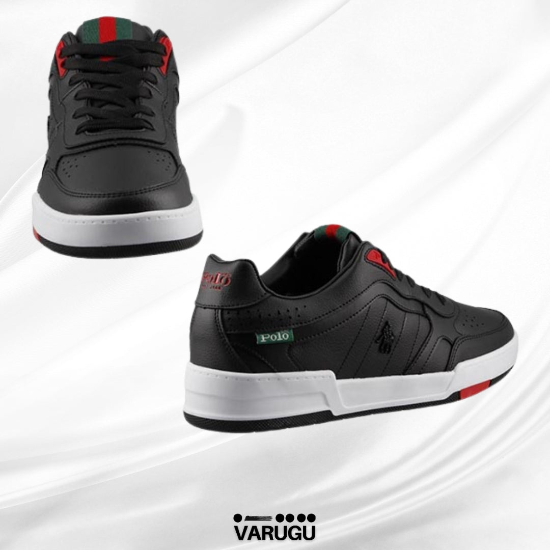 Tenis negros urbanos POLO para caballero