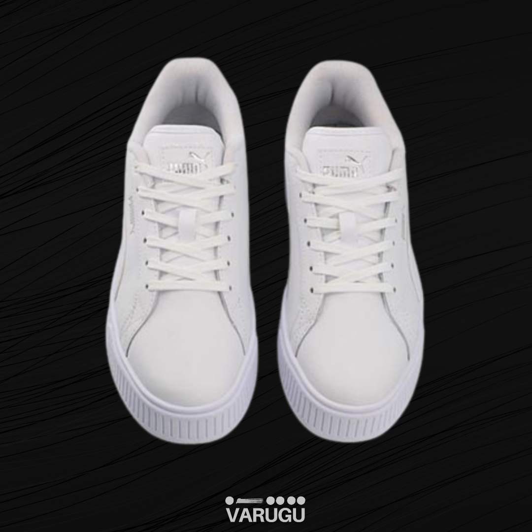 Tenis PUMA para dama en color blanco de suela alta
