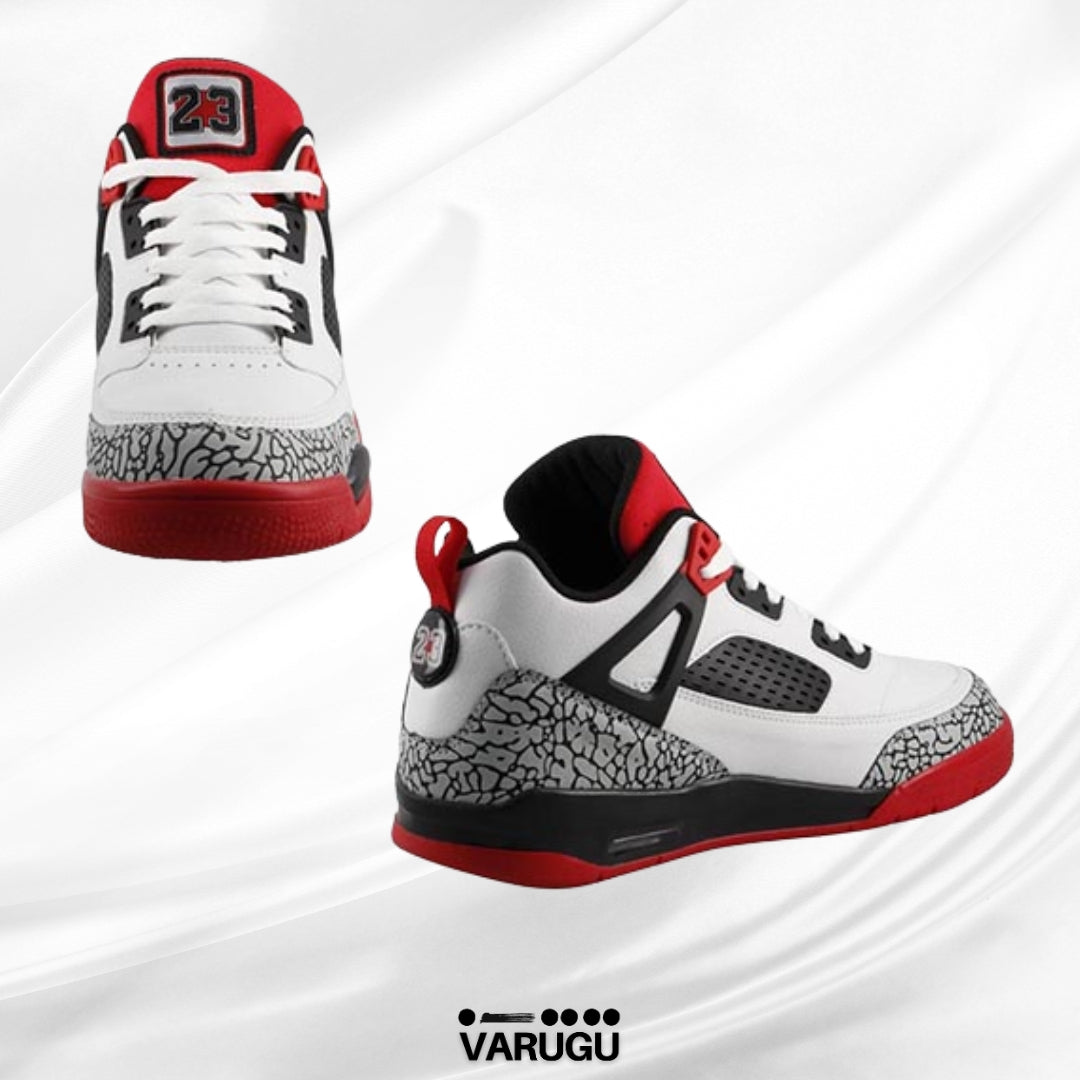 Tenis AMERICAN FIRE rojos tipo botin para hombre