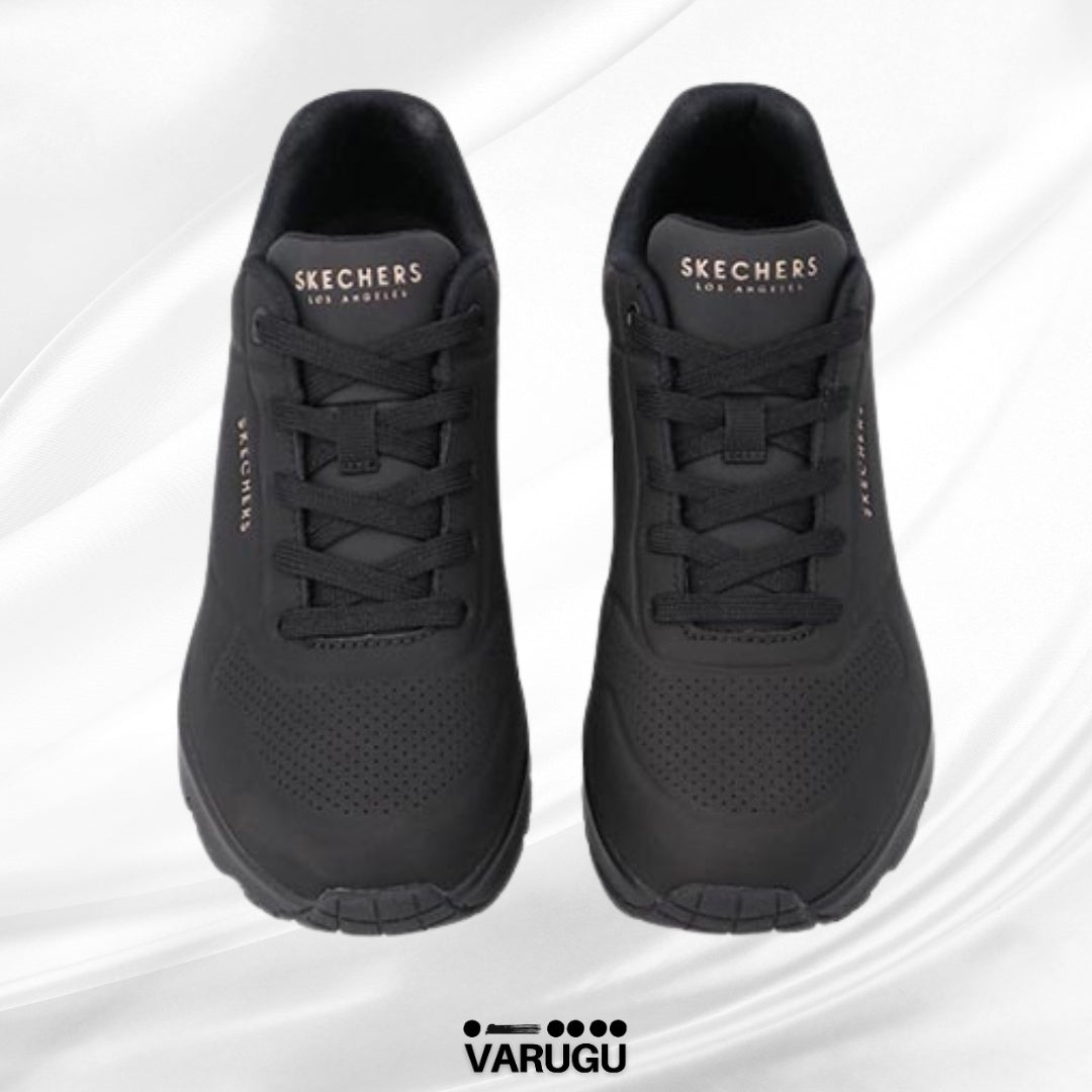 Tenis SKECHERS negros cómodos mujer