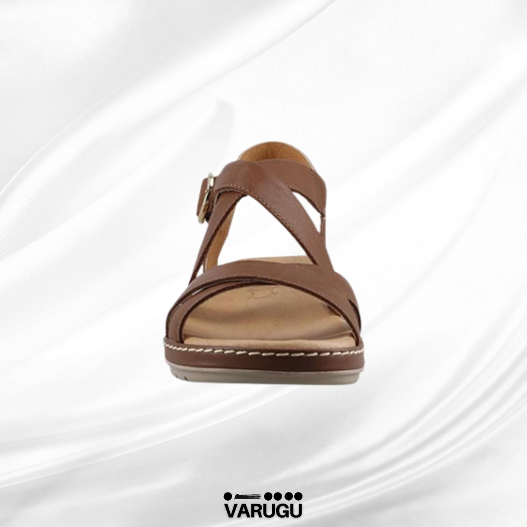 Sandalias FLEXI de piel con correa ajustable