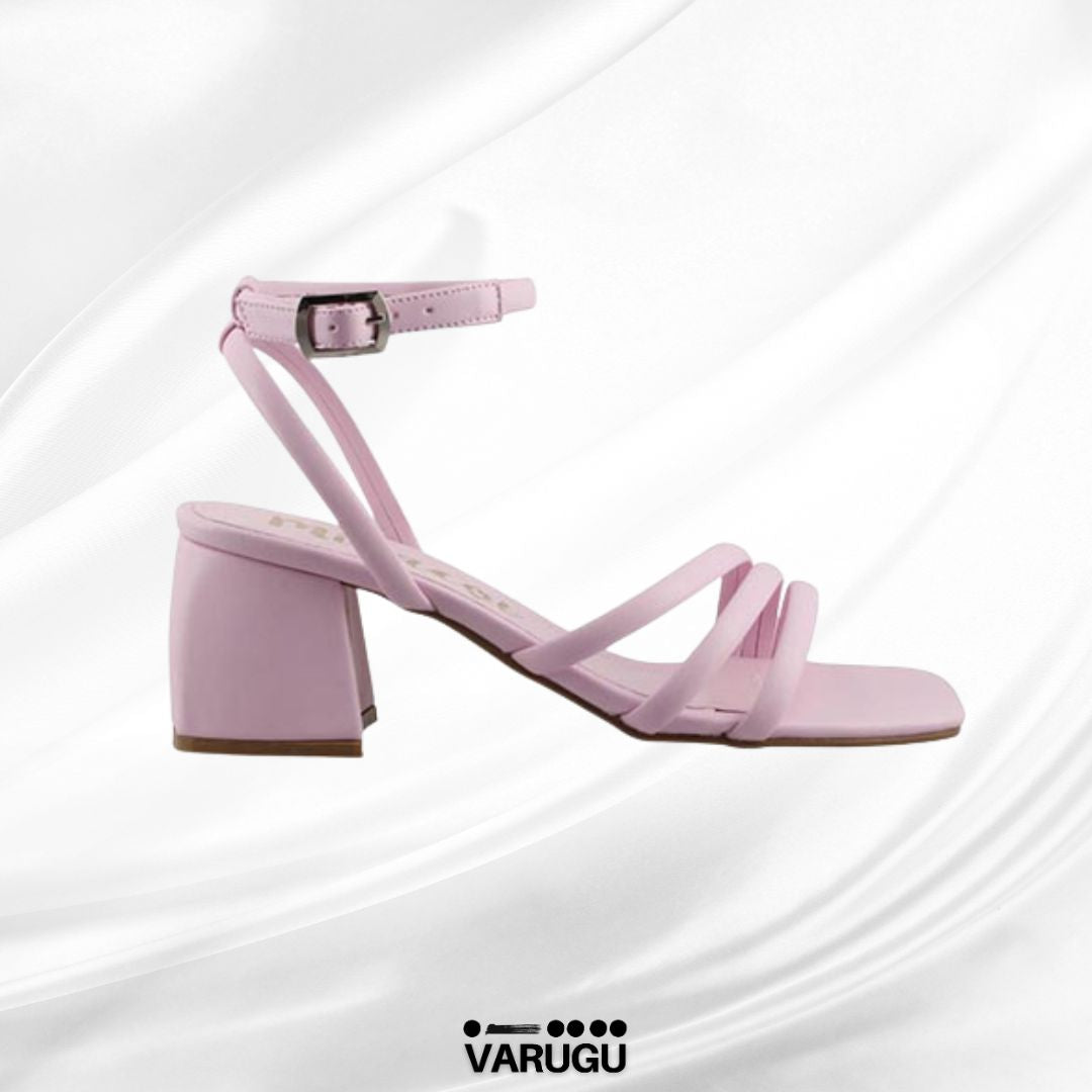 Zapatilla de tacón bajo, cómodas para dama