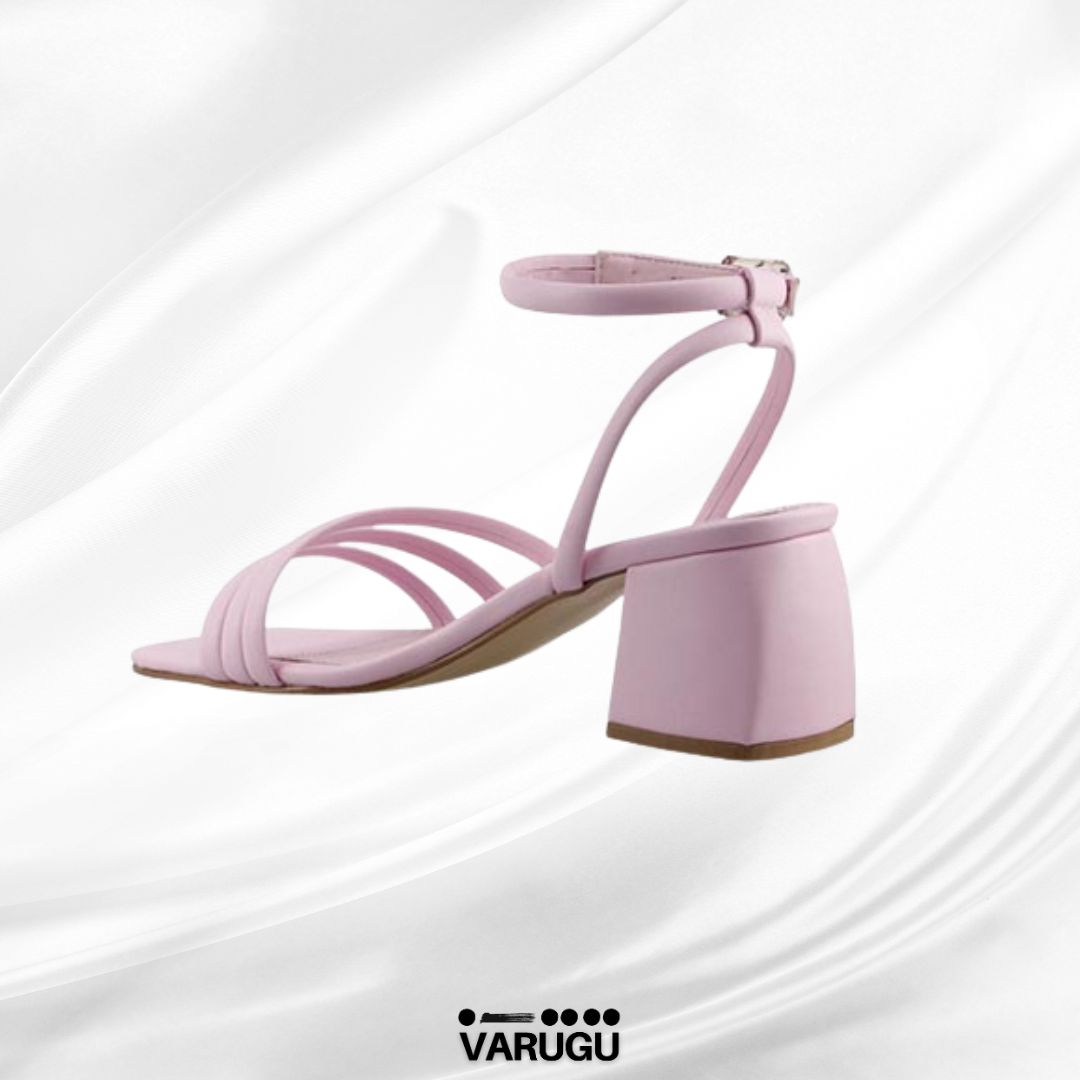 Zapatilla de tacón bajo, cómodas para dama