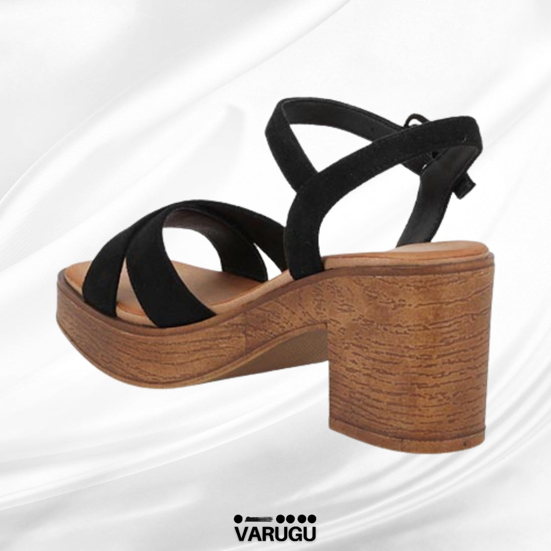 Zapatillas negras con plantilla acojinada