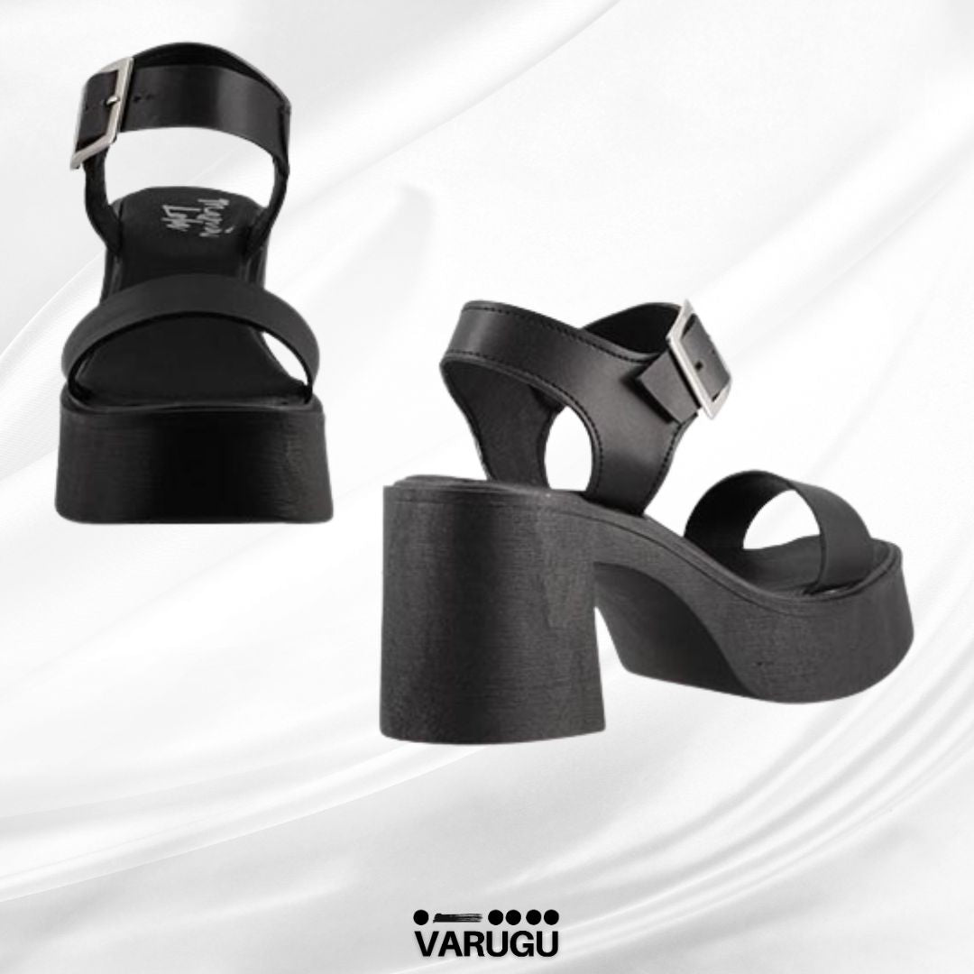 Zapatillas negras con suela ranil
