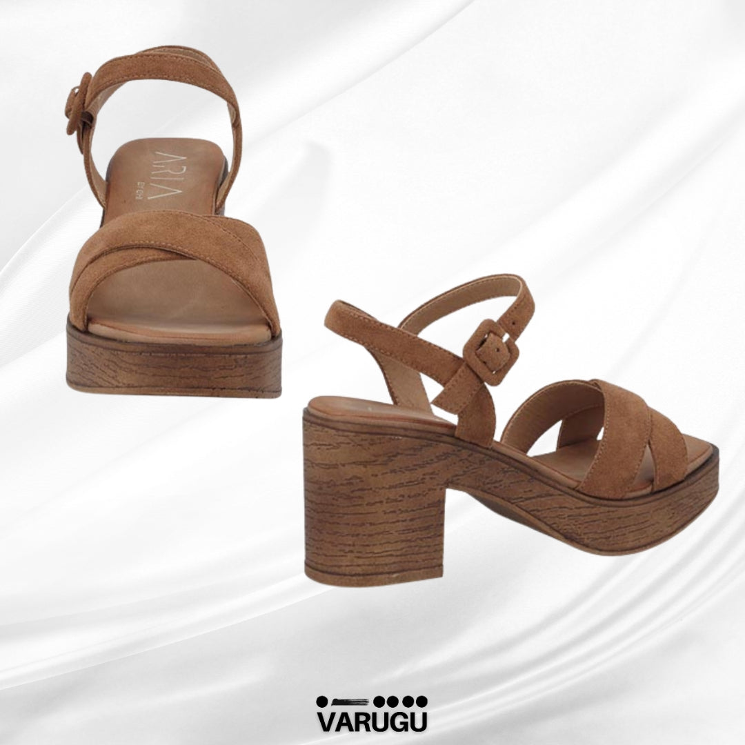 Zapatillas color café ligeras