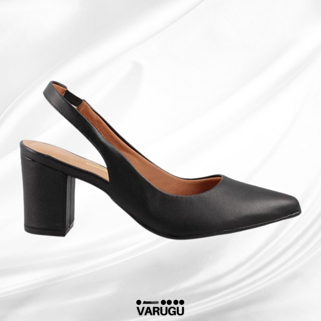 Zapatillas cómodas de tacón grueso