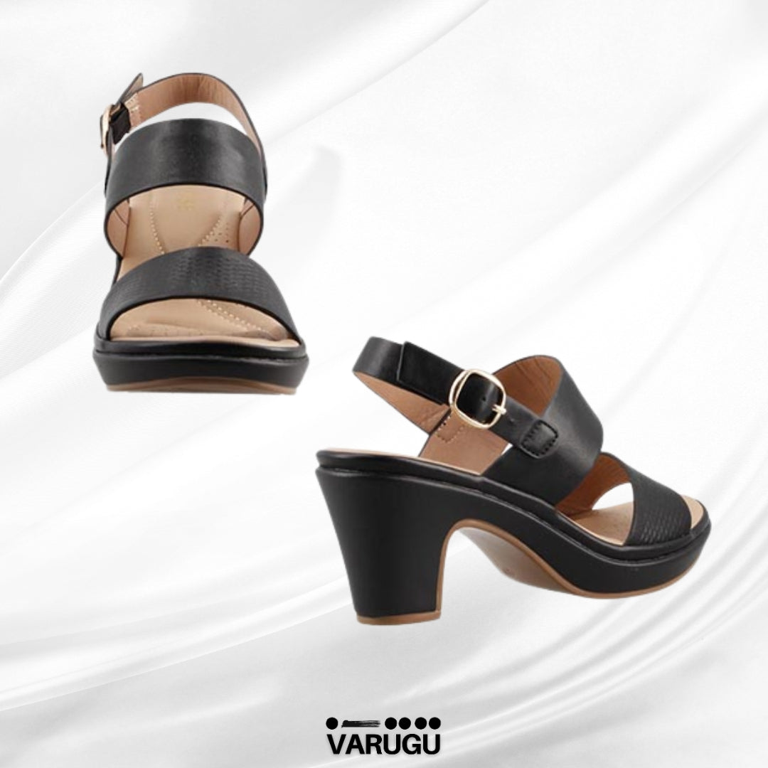 Zapatillas negras con plantilla acolchonada