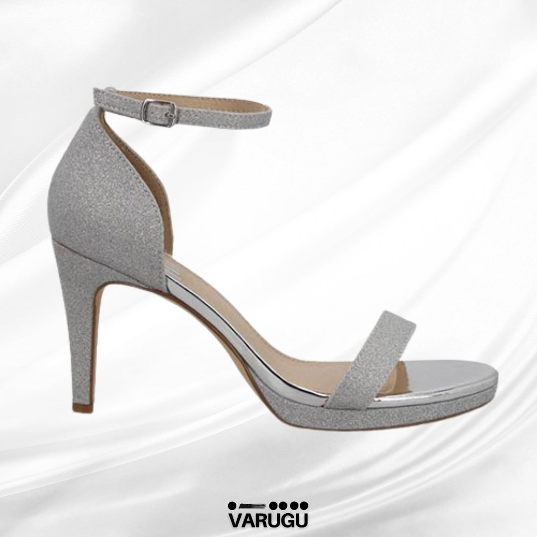 Zapatillas altas con brillos para mujer
