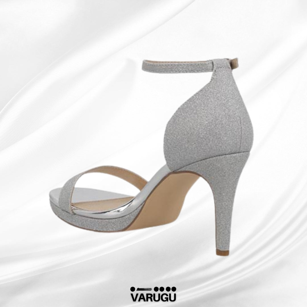 Zapatillas altas con brillos para mujer