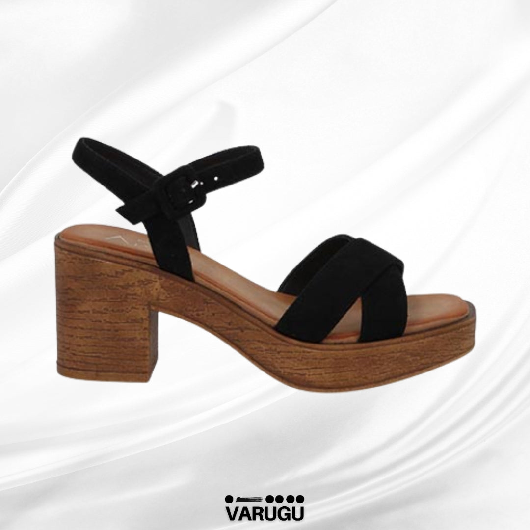 Zapatillas negras con plantilla acojinada