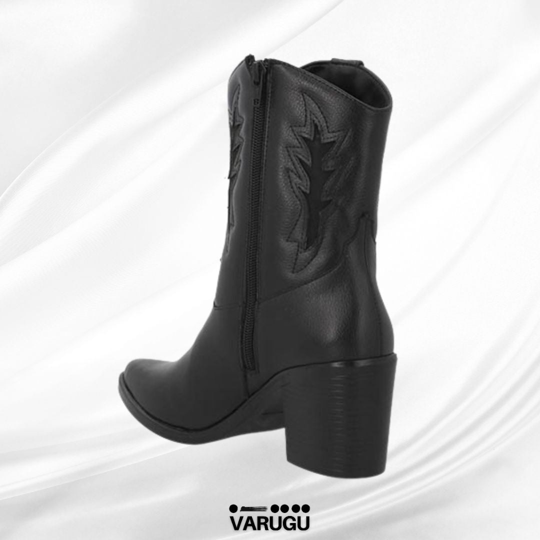 Botines negros mujer tacón cómodo