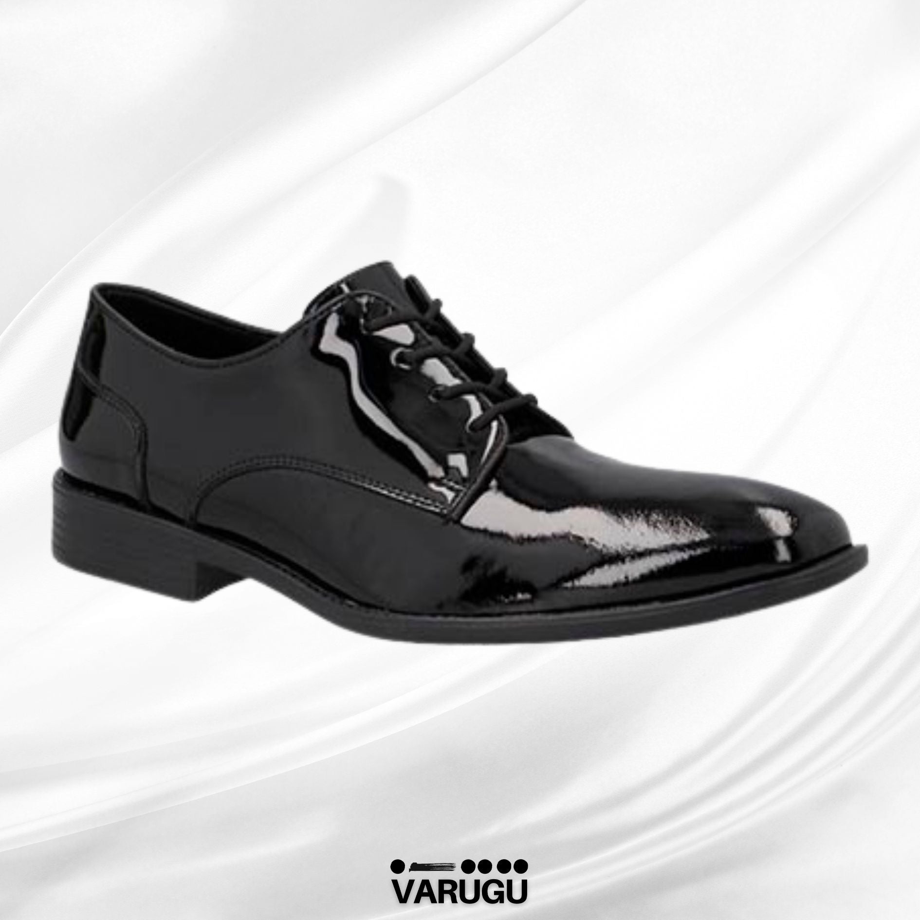 Zapatos charol con piel para hombres VARUGU