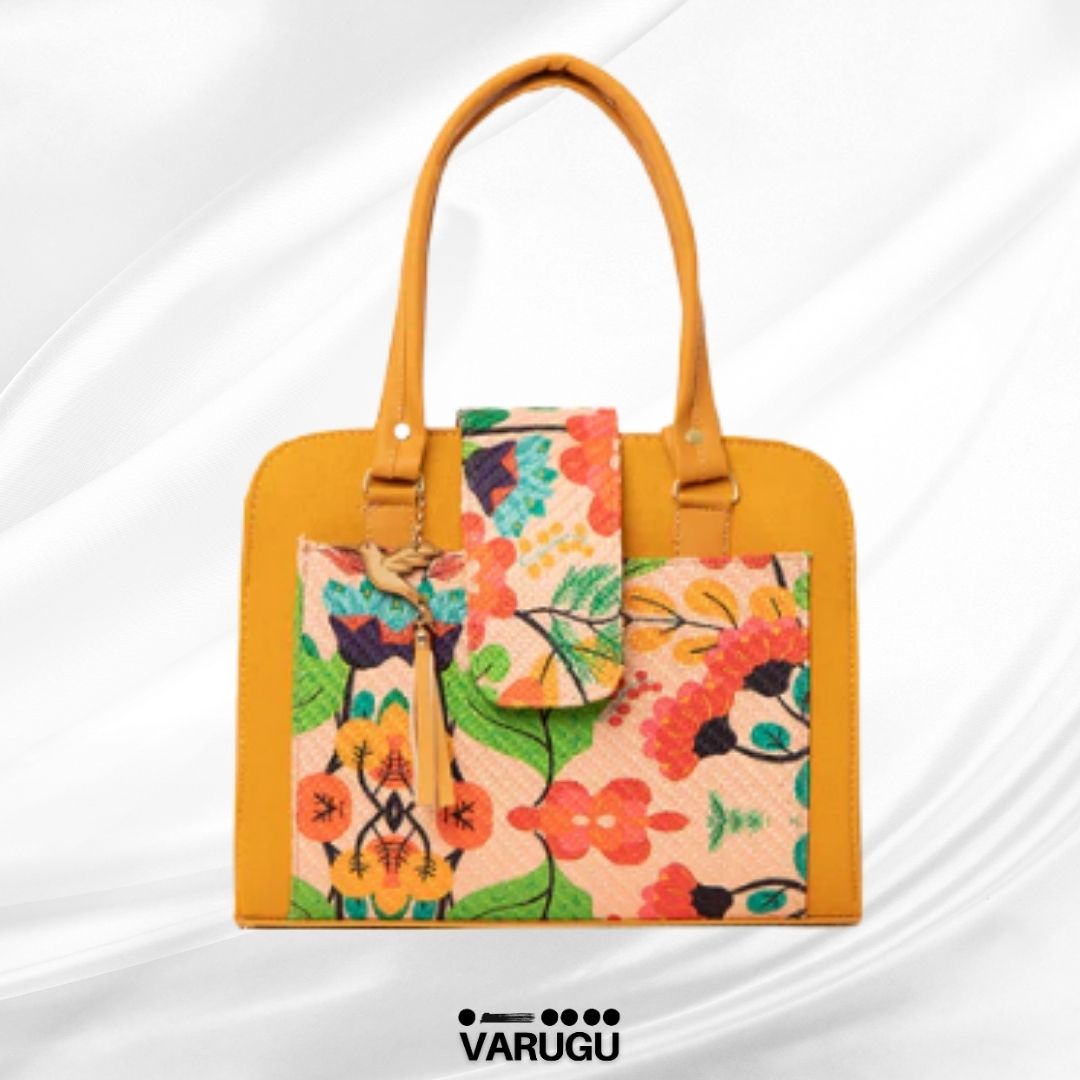 Bolsa grande con diseño imitación piel - Varios colores