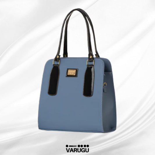 Bolsa color uniforme asa negra - Variedad de colores