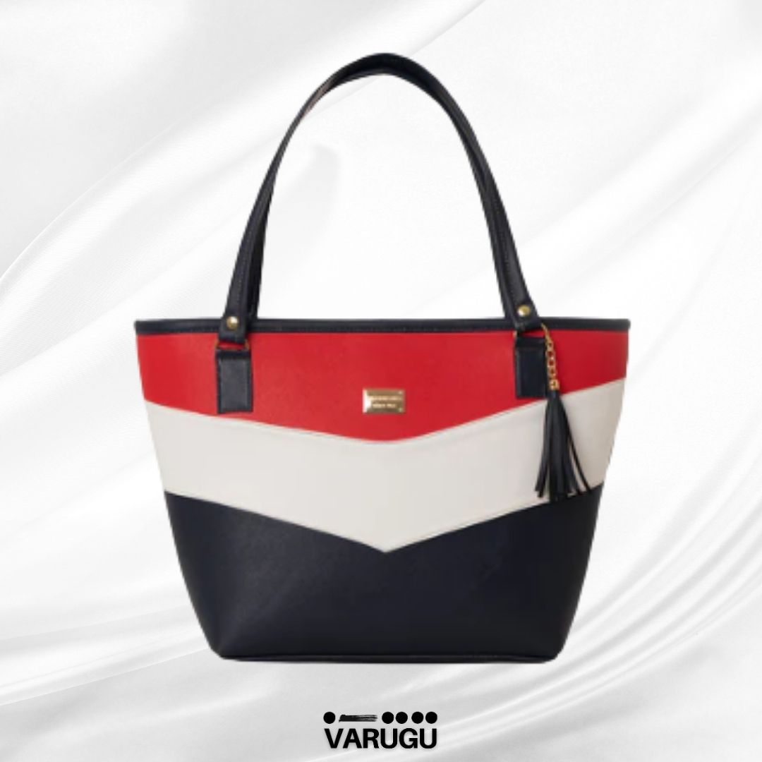 Bolsa amplia con diseño imitación piel - Varios colores