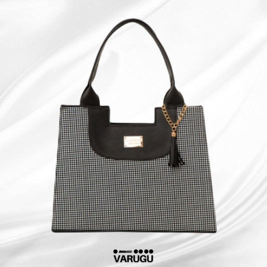Bolsa amplia cuadrada - Negra