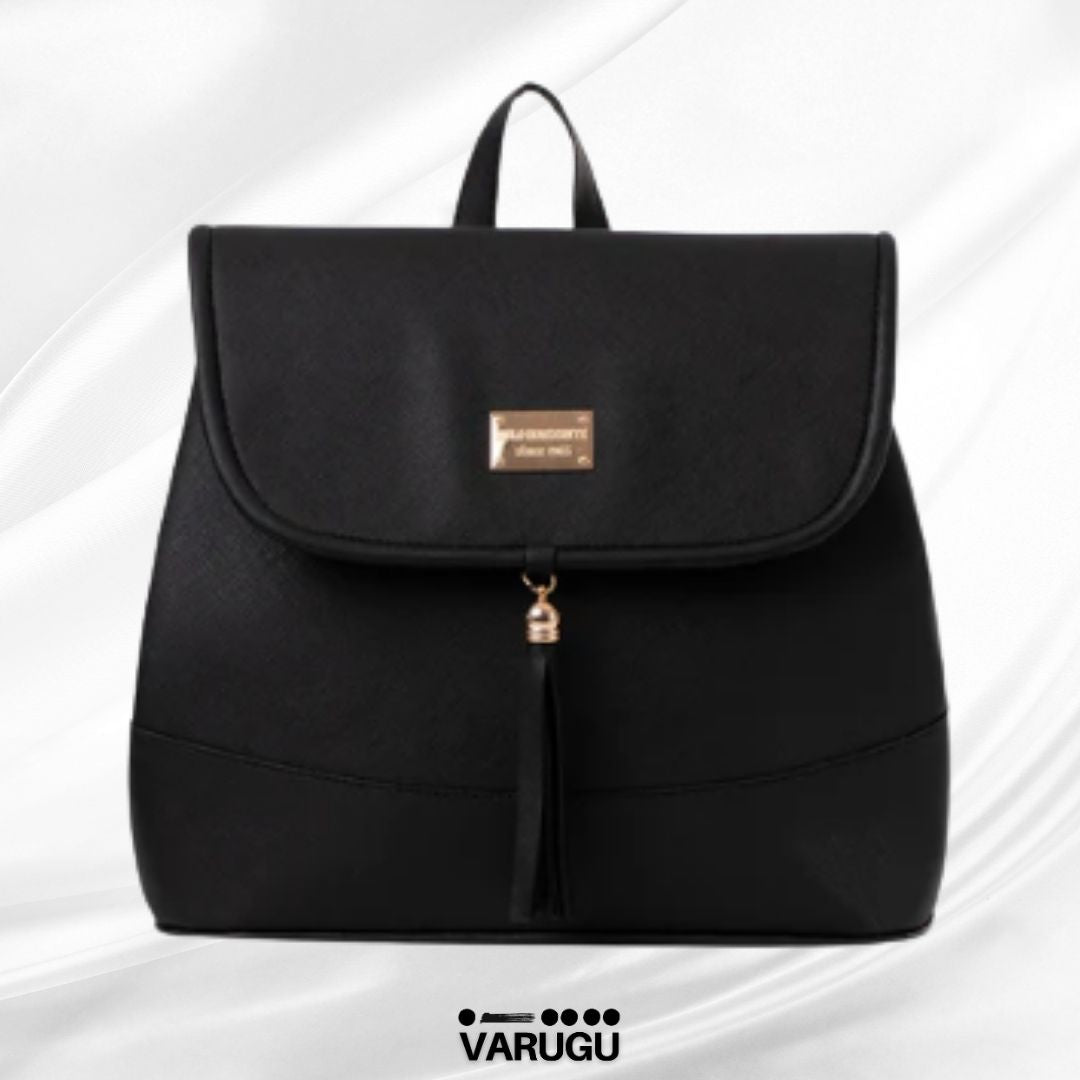 Mochila amplia con listones colgantes - Variedad de colores