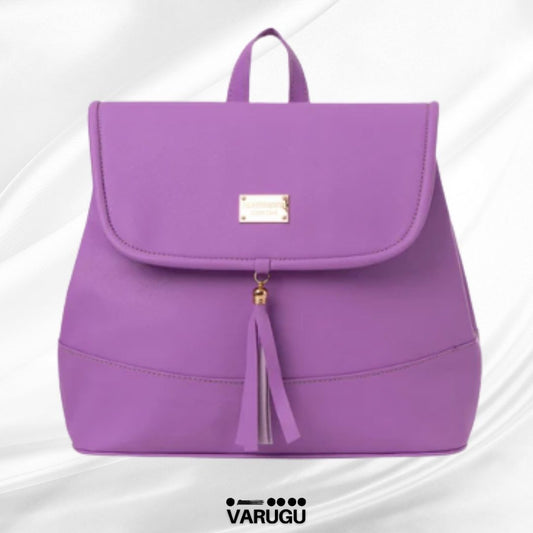 Mochila amplia con listones colgantes - Variedad de colores
