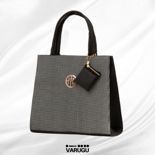 Bolsa amplia con monedero - Color negra