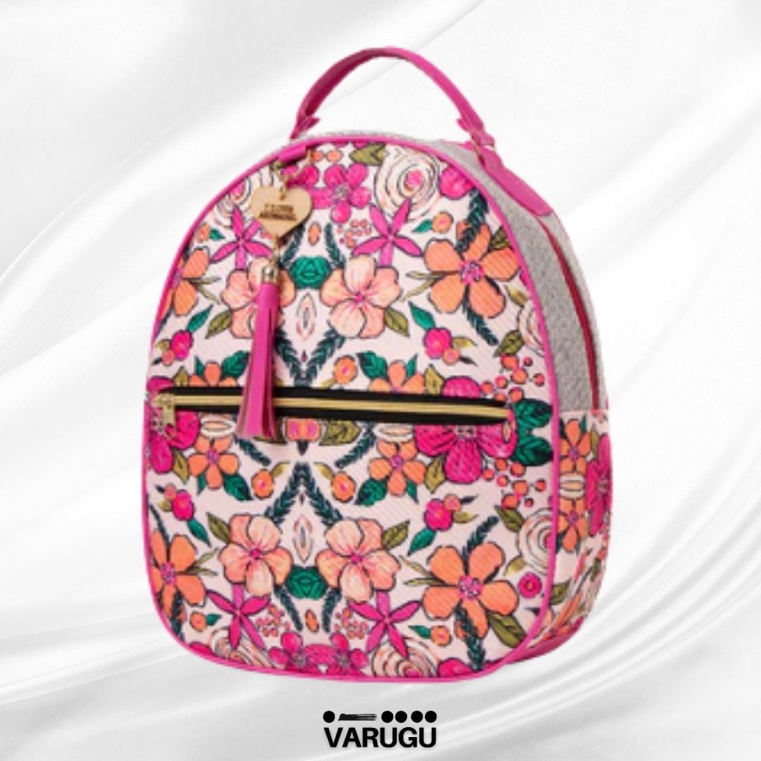 Mochila pequeña con cierre y diseños - Variedad de colores