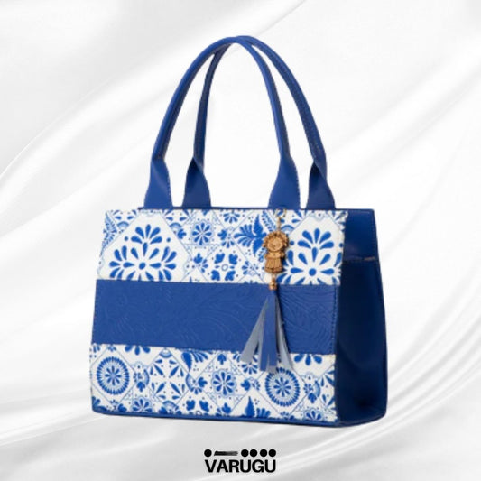 Bolsa amplia con diseño imitación piel  - Varios colores
