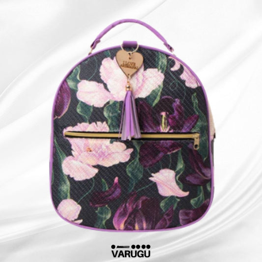 Mochila pequeña con cierre y diseños - Variedad de colores
