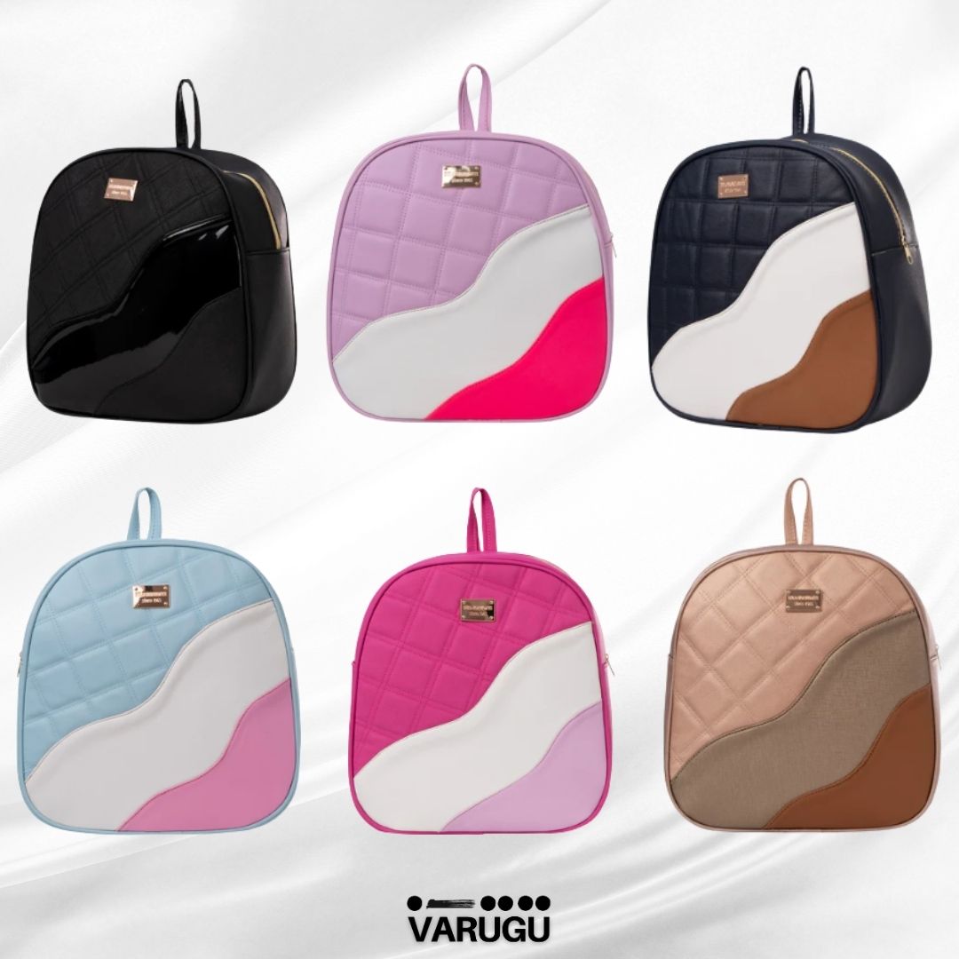 Mochila con diseño transversal - Diferentes colores