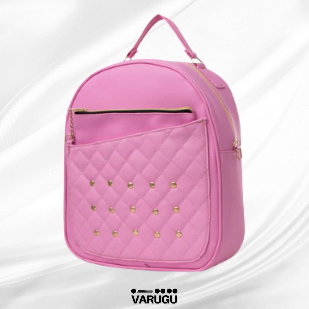 Mochila con estoperoles dorados - Variedad de colores