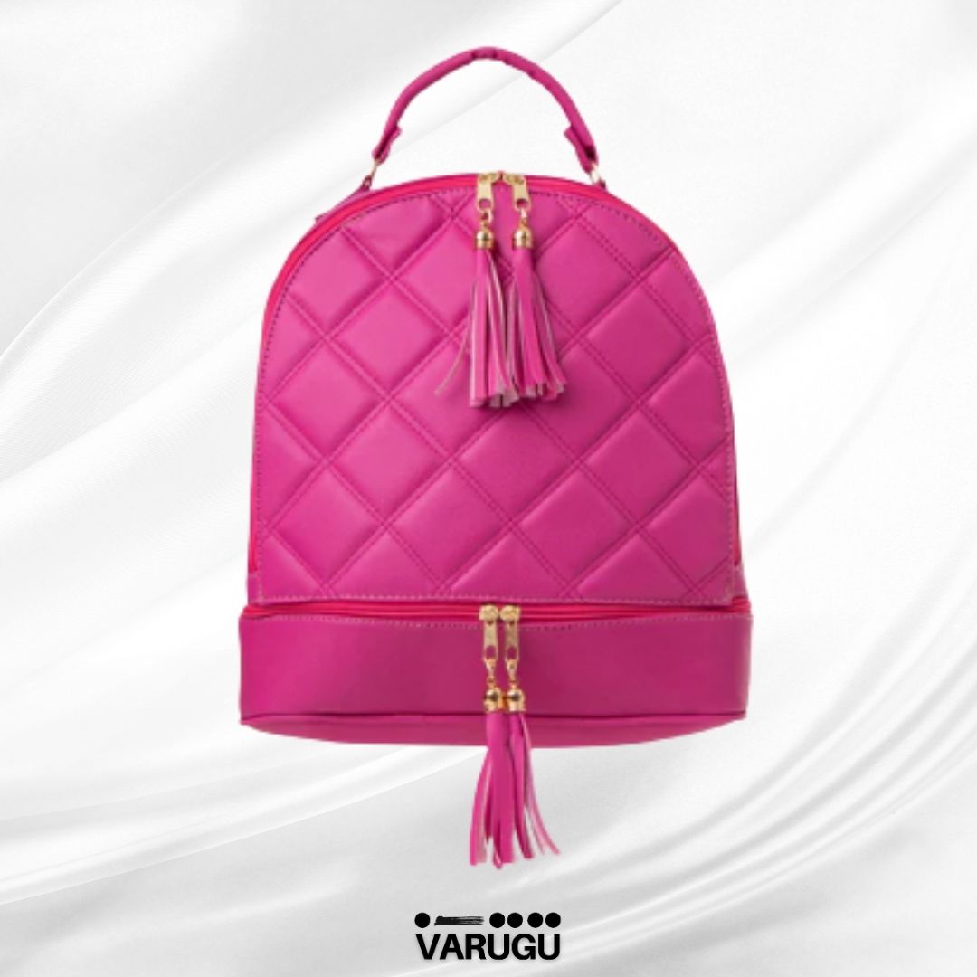 Mochila con cierres y colgantes - Variedad de colores