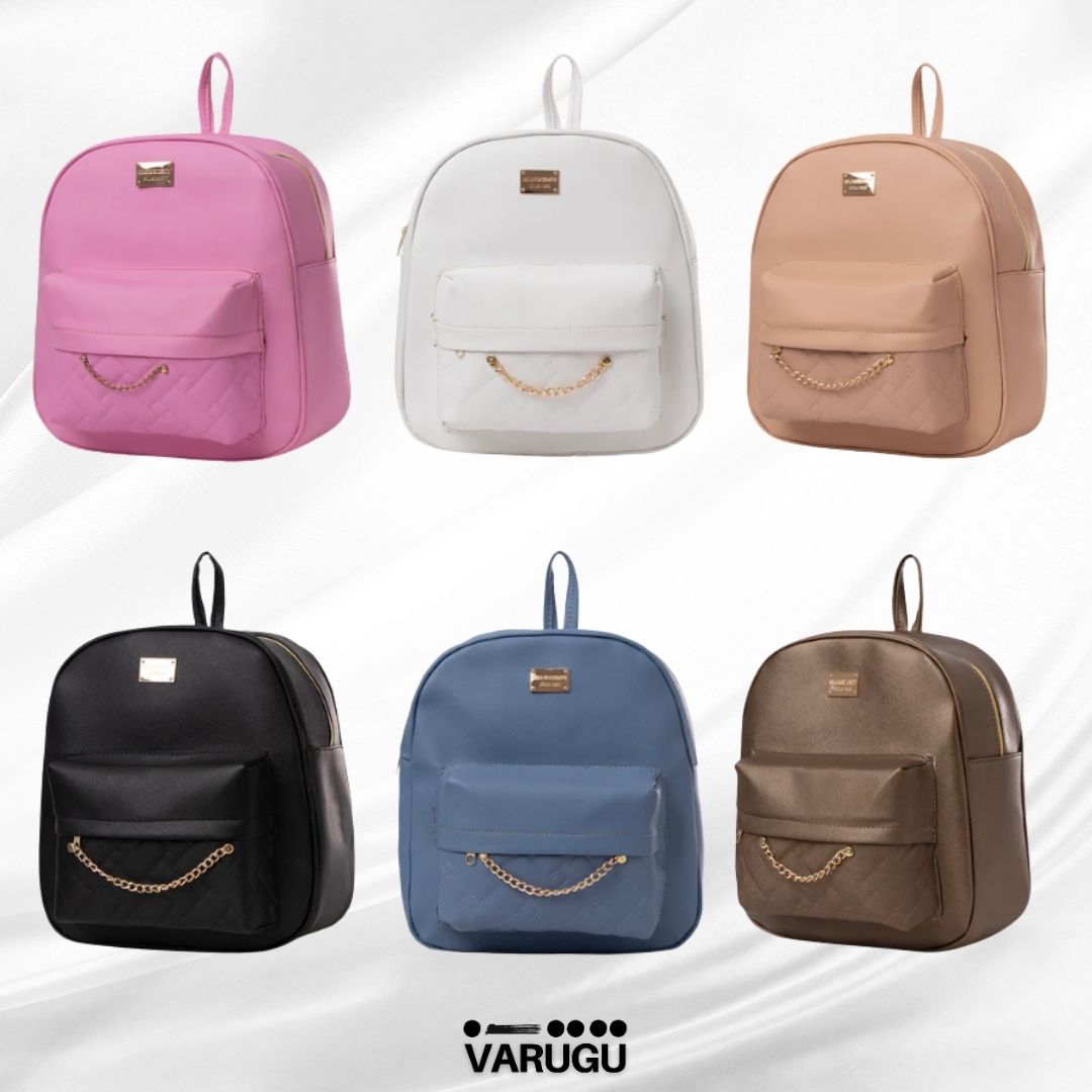 Mochila con detalle de cadena - Diferentes colores