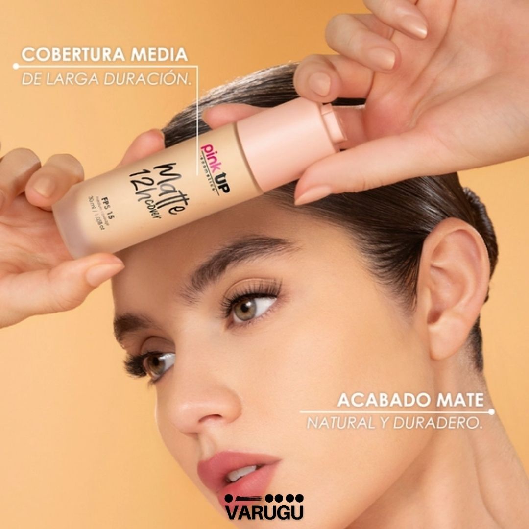 Base de maquillaje Matte 12H Cover - Pink Up