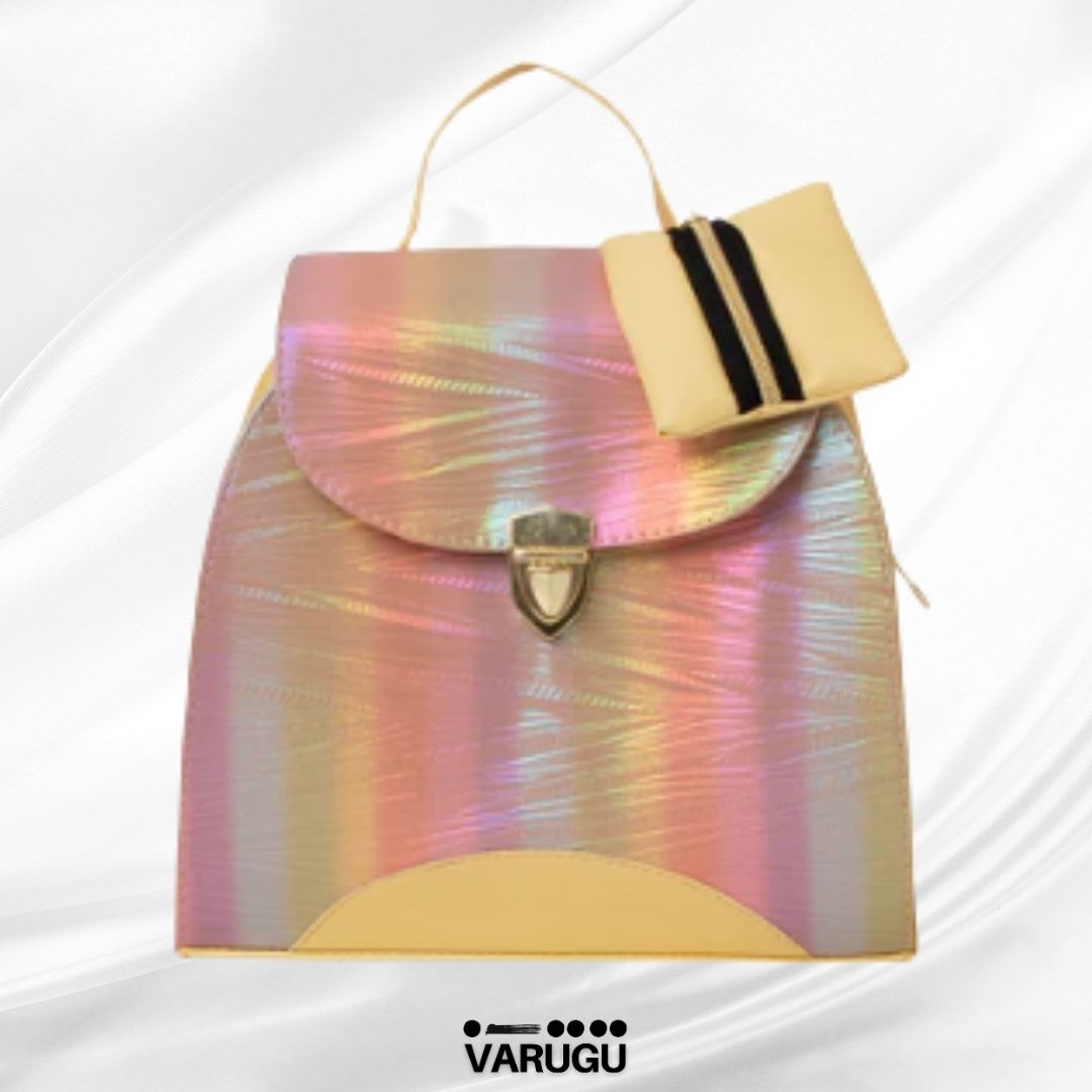 Mochilas holográficas y monedero - Variedad de colores